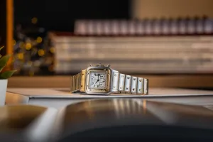 Cartier Santos Galbee Chrono Steel & 18ct Yellow Gold 29mm W20042C4/2425 2001