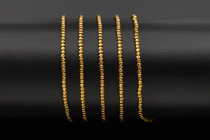 9ct Yellow Gold Moon Cut Chain 11g