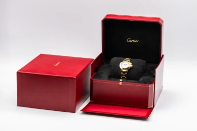 Cartier Pasha Miss Pasha 27mm 18ct Yellow Gold WJ124015 3132 Circa 2010