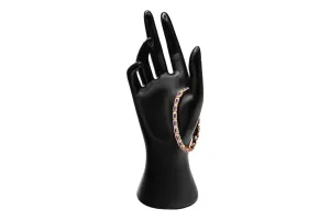 14ct Rose Gold Diamond Bracelet With Purple Sapphires 2.01ct