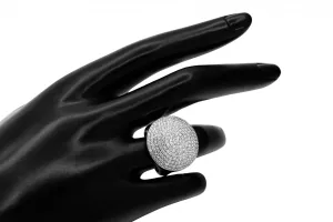 18ct White Gold Diamond Cocktail Ring 1.98ct 13.1g