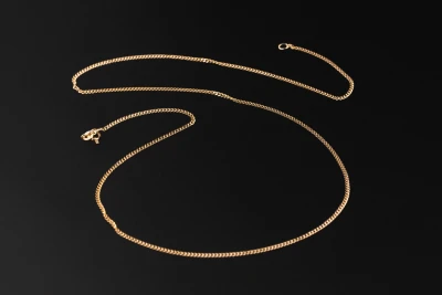 9ct Yellow Gold Curb Chain 22" 4.8g