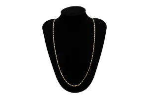 9ct Yellow Gold Anchor Link Chain 21" 5g