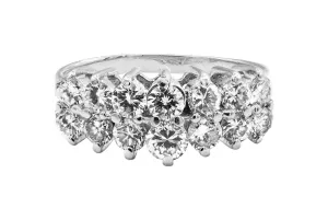 14ct White Gold Diamond Ladies Ring 1.45ct