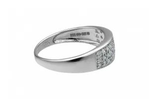 9ct White Gold Diamond Ring 0.26ct 2.5g