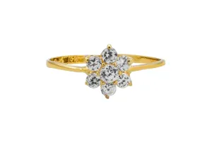 18ct Yellow Gold Diamond Ring 0.35ct