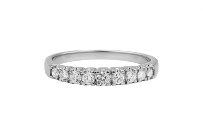 9ct White Gold Diamond Eternity Ring 0.18ct