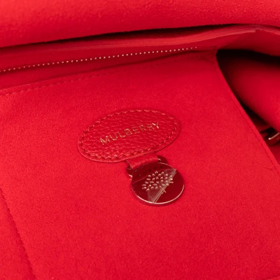 Mulberry Red Leather Bayswater Bag