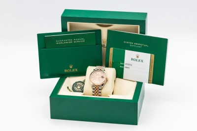 Rolex DateJust 31mm Steel & 18ct Rose Jubilee 278271 2019