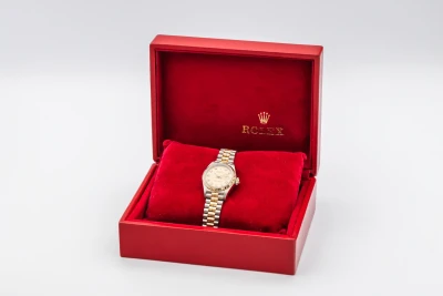 Rolex Lady DateJust 26mm 18ct White & Yellow Gold Tridor 69179 1989