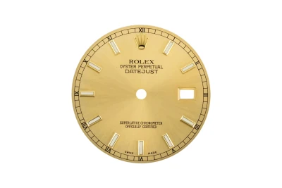 Rolex DateJust 36mm Champagne Baton Dial