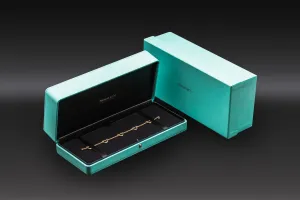 Tiffany & Co Elsa Peretti® Open Heart 18ct Rose Gold Bracelet 7.1g