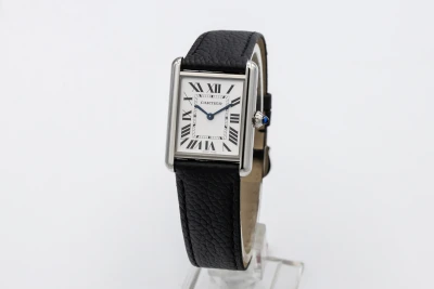 Cartier Tank Must 33.7mmx25.5mm Black Leather WSTA0041 2024
