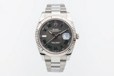 Rolex DateJust 41mm 'Wimbledon' Stainless Steel Oyster 126334 2022