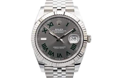 Rolex DateJust 41mm 'Wimbledon' Stainless Steel Jubilee 126334 2026 UNWORN