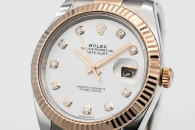 Rolex DateJust 41mm Steel & 18ct Rose Gold Oyster 126331 2019