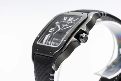 Cartier Santos De Cartier 39.8mm Black Leather WSSA0045 2025