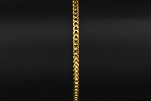 9ct Yellow Gold Franco Bracelet 5.3g