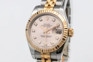 Rolex DateJust 26mm Steel & 18ct Rose Gold Jubilee 179171 2008