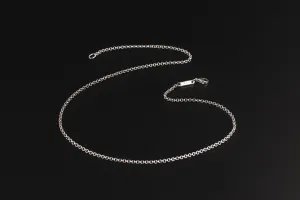Chopard 18ct White Gold Link Chain Pendant Necklace 14 Inches 6.2g