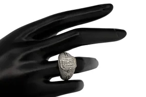 9ct White Gold Diamond Ring 2.86ct 8.8g