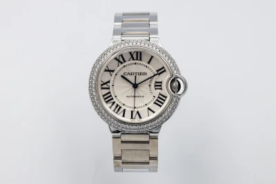 Cartier Ballon Bleu 36mm 18ct White Gold W69011Z4/3005 Circa 2010