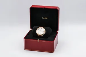 Cartier Ballon Bleu De Cartier 44mm Brown Leather W6920054 Circa 2012