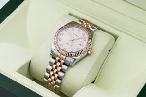 Rolex DateJust 31mm Steel & 18ct Rose Gold Jubilee 178271 2011