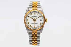 Rolex DateJust 31mm Steel & 18ct Yellow Gold Jubilee 68273 1999
