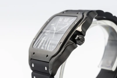 Cartier Santos De Cartier 39.8mm Black Rubber WSSA0045 2025