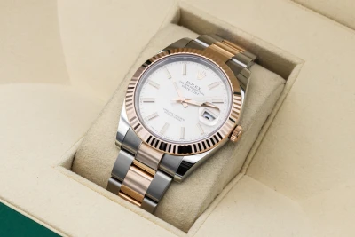 Rolex DateJust 41mm Steel & 18ct Rose Gold Oyster 126331 2019