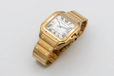Cartier Santos De Cartier 39.9mm Automatic 18ct Yellow Gold WGSA0009 2018