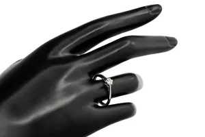 9ct White Gold Diamond Solitaire Engagement Ring 0.25ct