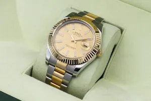 Rolex DateJust II 41mm Steel & 18ct Yellow Gold Oyster 116333 2014