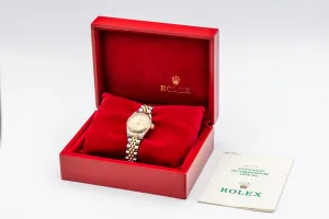 Rolex Lady DateJust 26mm Steel & 18ct Yellow Gold Jubilee 69173 1996