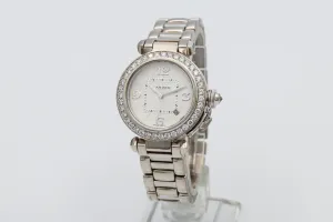 Cartier Pasha 32mm 18ct White Gold WJPA0009/2528 Circa 2010