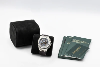 Audemars Piguet Royal Oak Offshore Chronograph Black Leather 26470ST.OO 2020