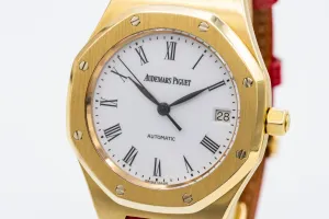 Audemars Piguet Royal Oak 36mm Red Leather 14800BA Circa 1998