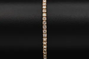 Browns 18ct Rose Gold Diamond Tennis Bracelet 3.05ct 10.88g