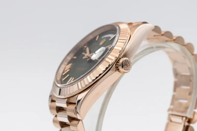 Rolex Day-Date 40mm 'Olive' 18ct Rose Gold Presidential 228235 2018