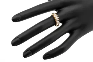 Marquise Cut Diamond Row Ring in 18ct Yellow Gold 0.40ct