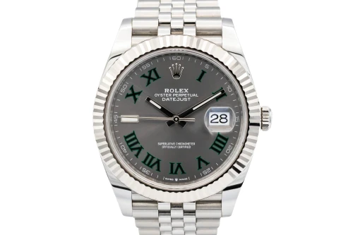 Rolex DateJust 41mm 'Wimbledon' Stainless Steel Jubilee 126334 2023