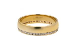 18ct Yellow Gold Diamond Wedding Band 0.48ct