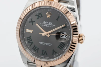 Rolex DateJust 41mm 'Wimbledon' Steel & 18ct Rose Gold Jubilee 126331 2021