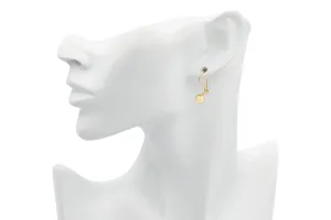 9ct Yellow Gold Earrings Lightweight Gold Ball Drops 1.3g