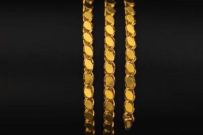 14ct Yellow Gold Garibaldi Chain 17" 7.3g