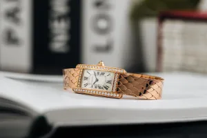 Cartier Tank Americaine Mini 19mm 18ct Rose Gold WB710008 Circa 2010