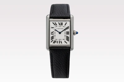 Cartier Tank Must 33.7mmx25.5mm Black Leather WSTA0041 2024