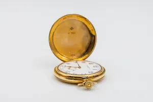 Patek Philippe Hunter Pocket Watch 53mm 18ct Yellow Gold Circa 1915