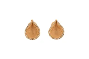 Anna Maria Cammilli's Dune Earring Series 18ct Rose Gold 0.22ct